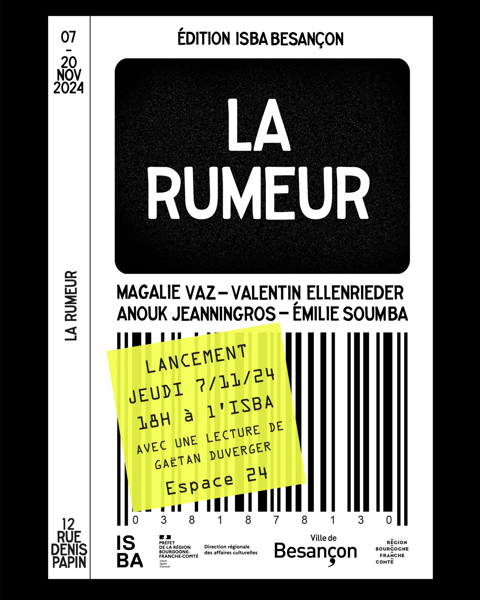 Visuel de La Rumeur